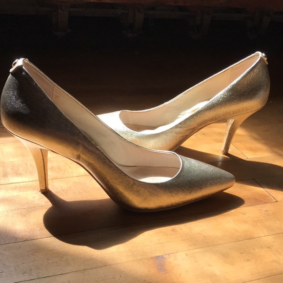 Michael Kors Gold Heels - Picture 5 of 5